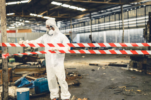 Professional Biohazard technician working in Harrisburg, OR